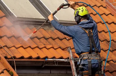 Démoussage et hydrofuge de toiture à Fêche-l'Église